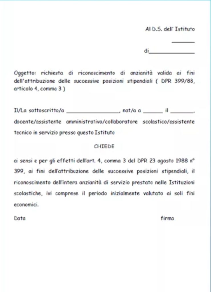 Ricostruzione Di Carriera Recuperare Il Pre Ruolo Accantonato